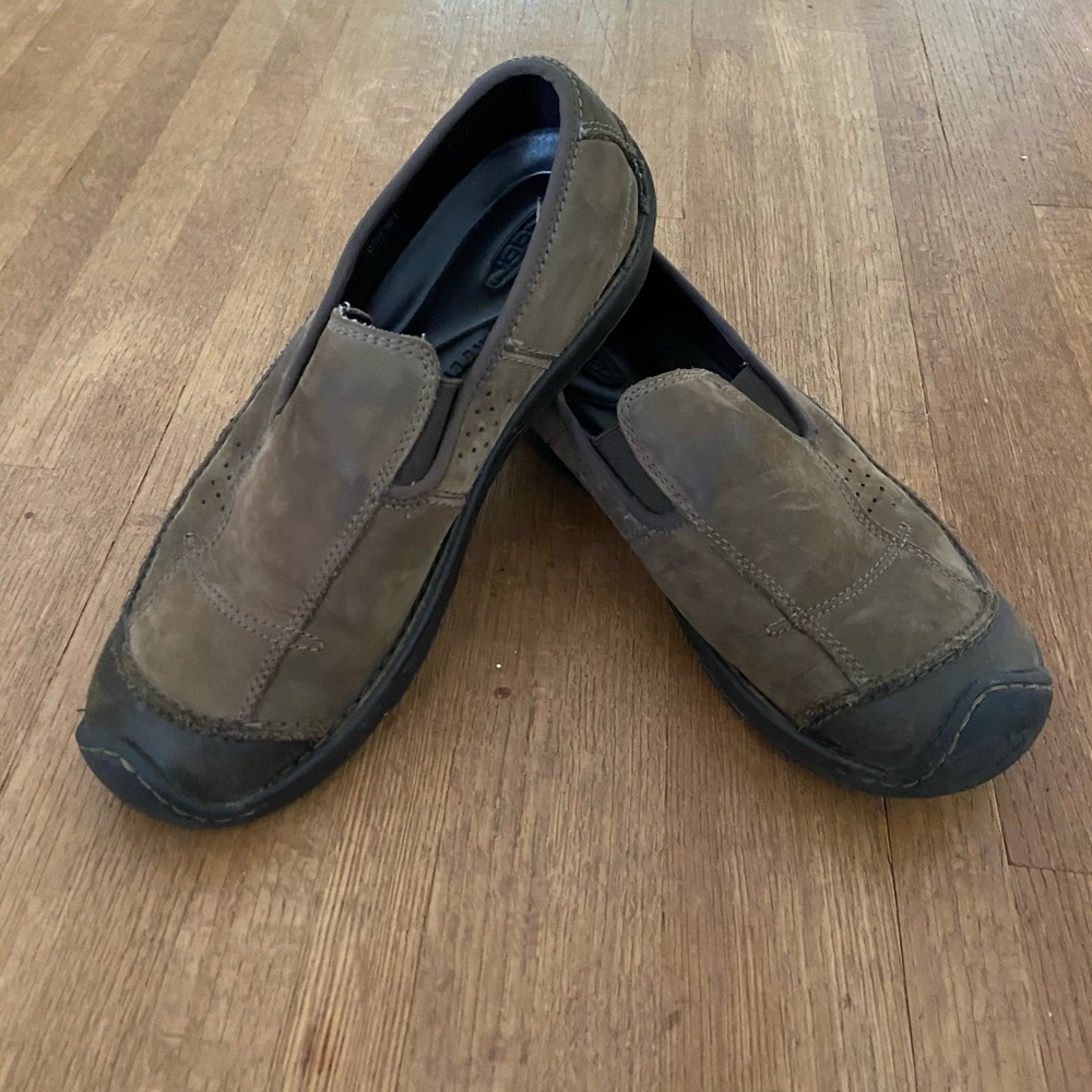 Men’s Brown leather KEEN casual Shoes
